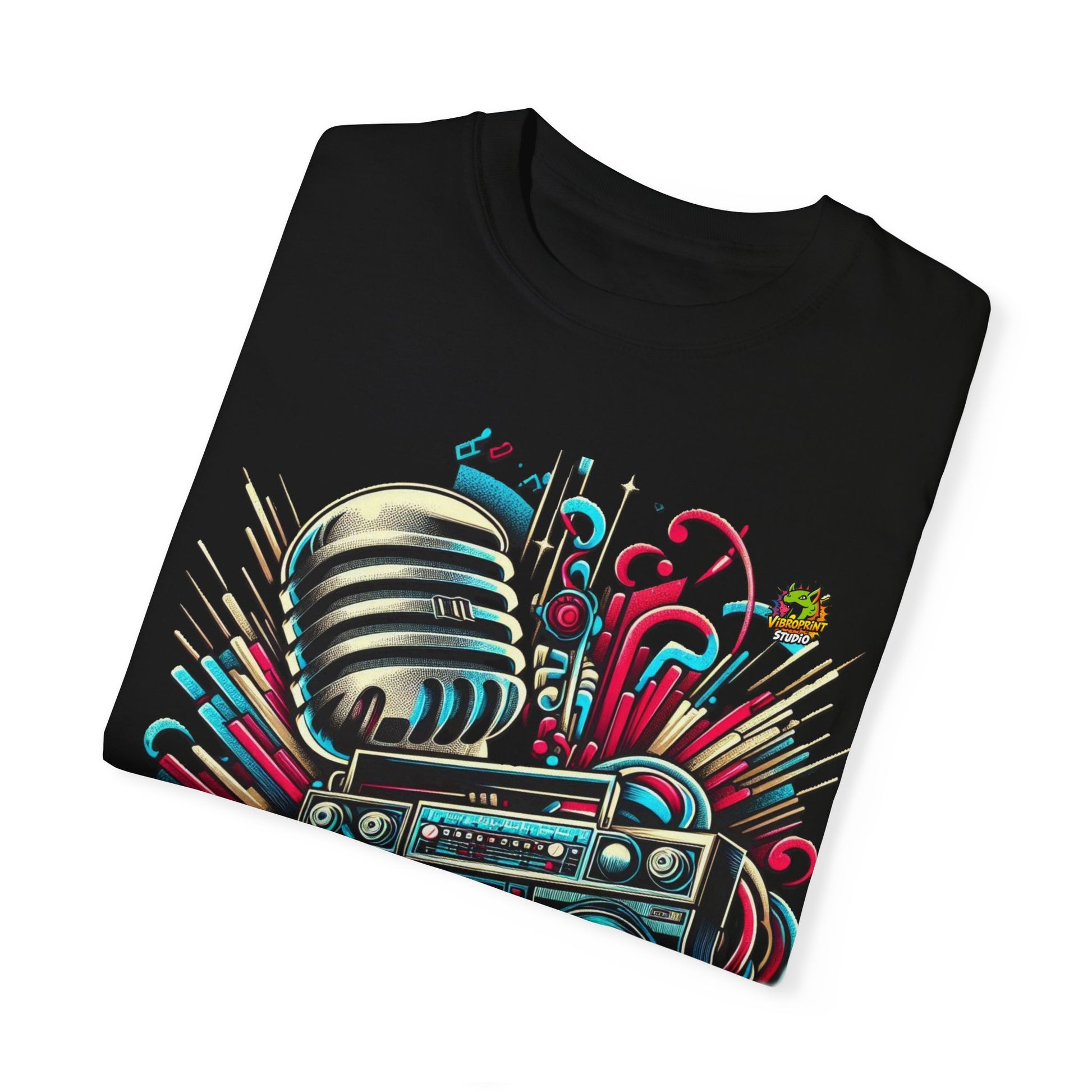 Street - Rapper Merch Vintage Boombox & Microphone | Street Music Hip-Hop Design - custom-made. perfect gift idea. Order yours now and stand out with this exclusive piece!