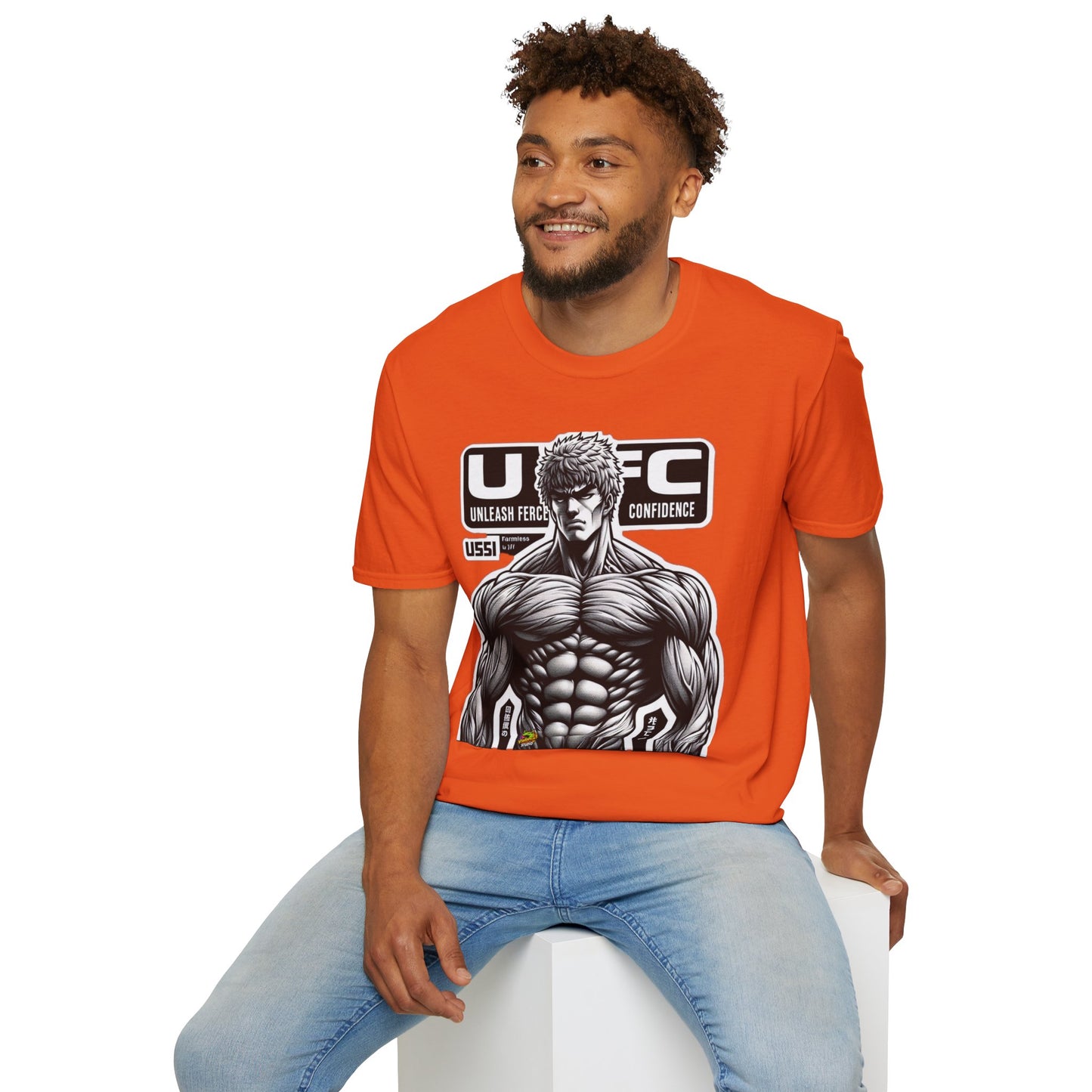 UFC T Shirt | Unleash Fierce Confidence | UFC Tee Inspired by Baki Anime T Shirt for Fitness Lovers