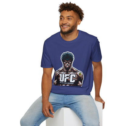 UFC T Shirt | Unleash Fierce Confidence | UFC Tee with Baki Anime Motivation for Fitness