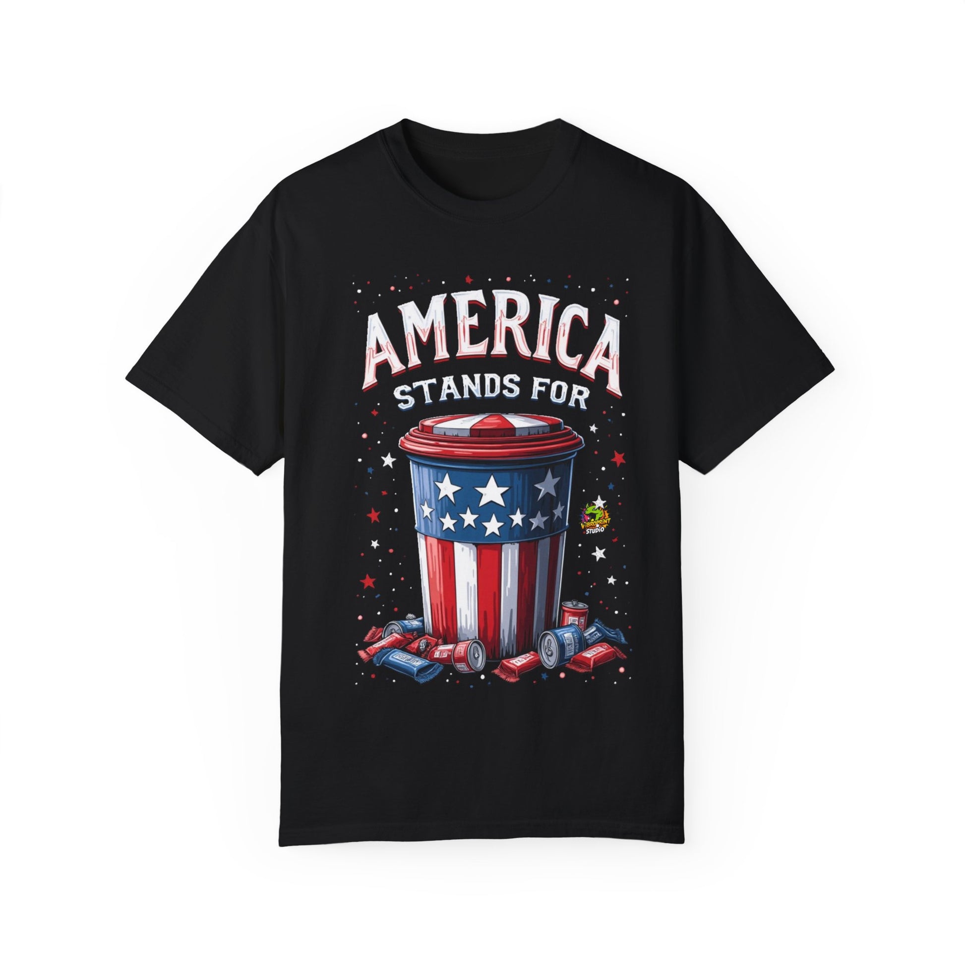 Garbage Rights T-Shirt - Trump Supporter Tee with Patriotic Humor and Bold Style - High Quality Image