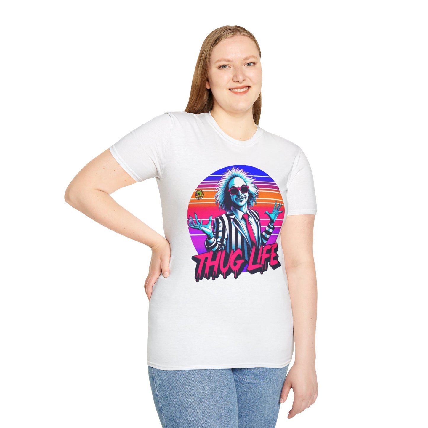 | - Beetlejuice Shirt | Thug Life Halloween Tee | Classic Beetlejuice Graphic Shirt - premium material. perfect gift idea. Order yours now and stand out with this exclusive piece!