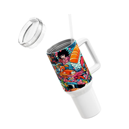 Cartoon - Stanley cup | Geek Tumbler for Cartoon Lovers | Colorful Anime Fans Drinkware - custom-made. perfect gift idea. Order yours now and stand out with this exclusive piece!