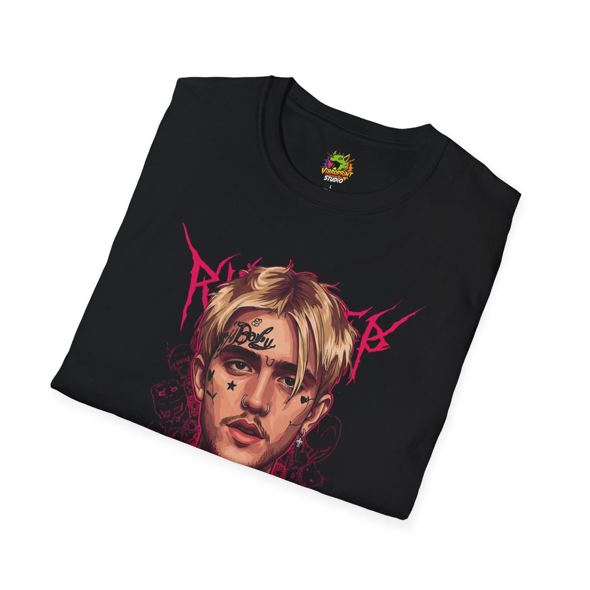 Lil Peep T-Shirt - Black Vibroprint Goth