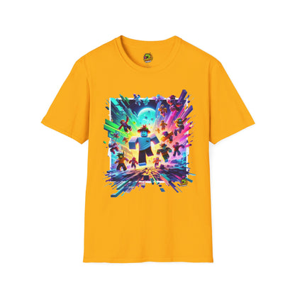 | - Cool Roblox Adventure Tee for Kids | Roblox Graphic T-Shirt | Roblox Clothing for Boys & Girls | Fun Gift for Roblox Fans - premium material. limited stock. Order yours now and stand out with this exclusive piece!