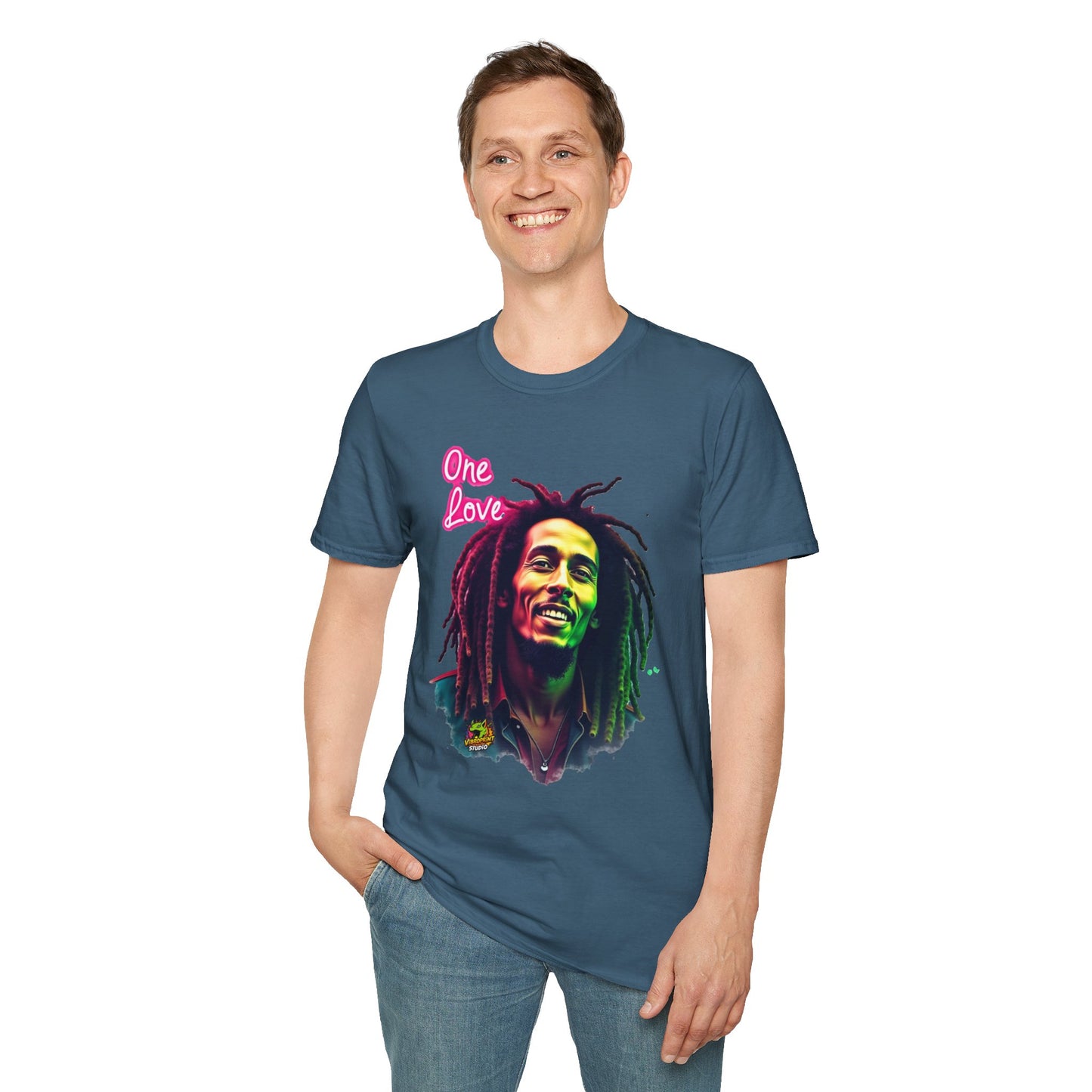 Bob Marley T-Shirt - Lion of Judah - VibroPrint Studio