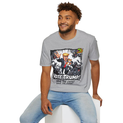 They're Eating the Dogs Tee | Satirical Political Humor Shirt | Trump Election Graphic Tee