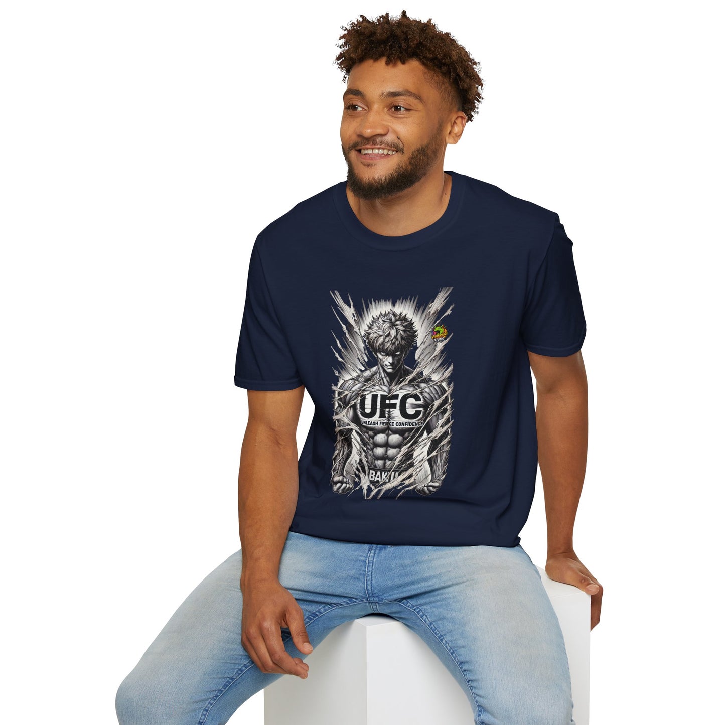 UFC T Shirt | Unleash Fierce Confidence | UFC Tee with Baki Anime T Shirt Inspiration