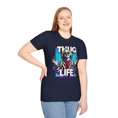 & - Beetlejuice Shirt | Funny Thug Life Graphic Tee | Halloween Beetlejuice T-Shirt for Men & Women - custom-made. perfect gift idea. Order yours now and stand out with this exclusive piece!