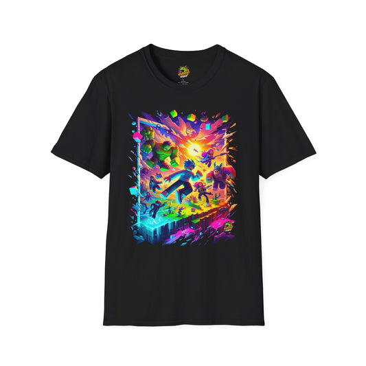 Unique Roblox T-Shirt for Boys & Girls | Roblox Gamer Shirt | Roblox Clothing for Kids | Roblox Avatar Graphic Tee - High Quality Image