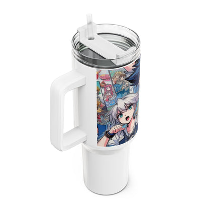 | - Stanley Tumbler | Geek Drinkware for Anime and Comic Fans | Colorful Cartoon Tumbler - custom-made. limited stock. Order yours now and stand out with this exclusive piece!