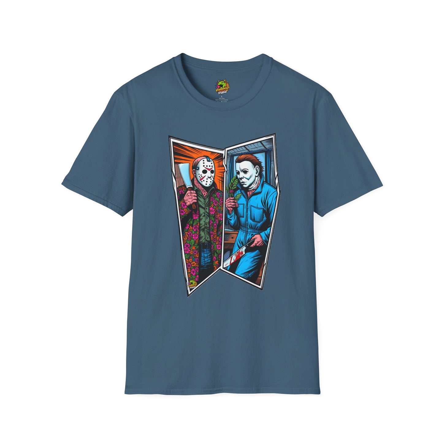 Jason - Jason Voorhees & Michael Myers Shirt | Funny Halloween Horror Tee - custom-made. perfect gift idea. Order yours now and stand out with this exclusive piece!