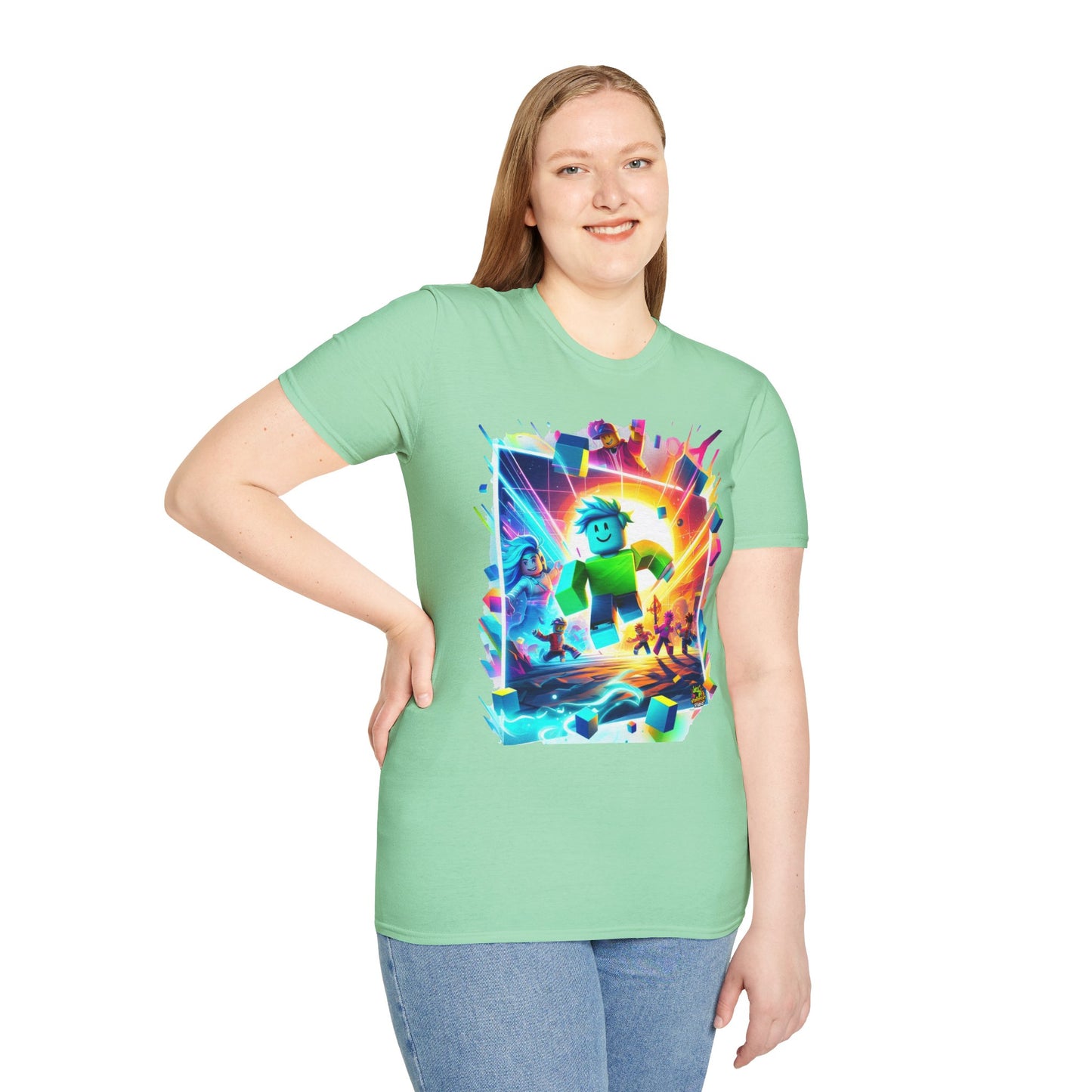 Roblox Avatar T-Shirt for Kids | Unique Roblox Graphic Tee | Roblox Gaming Merch | Cool Gift for Roblox Fans