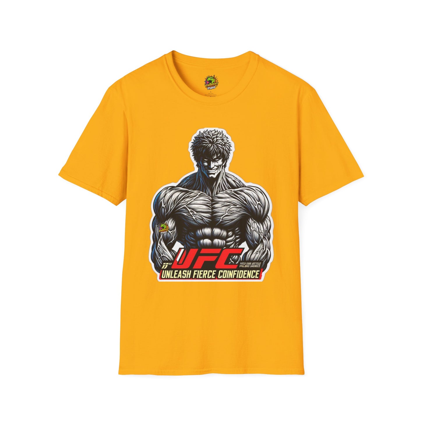 for - UFC T Shirt | Unleash Fierce Confidence | UFC Tee for Gym and Baki Anime Lovers - custom-made. perfect gift idea. Order yours now and stand out with this exclusive piece!