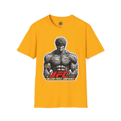 for - UFC T Shirt | Unleash Fierce Confidence | UFC Tee for Gym and Baki Anime Lovers - custom-made. perfect gift idea. Order yours now and stand out with this exclusive piece!