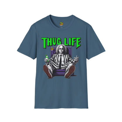 Beetlejuice - Beetlejuice Shirt | Thug Life Halloween T-Shirt | Creepy Beetlejuice Graphic Tee - custom-made. perfect gift idea. Order yours now and stand out with this exclusive piece!