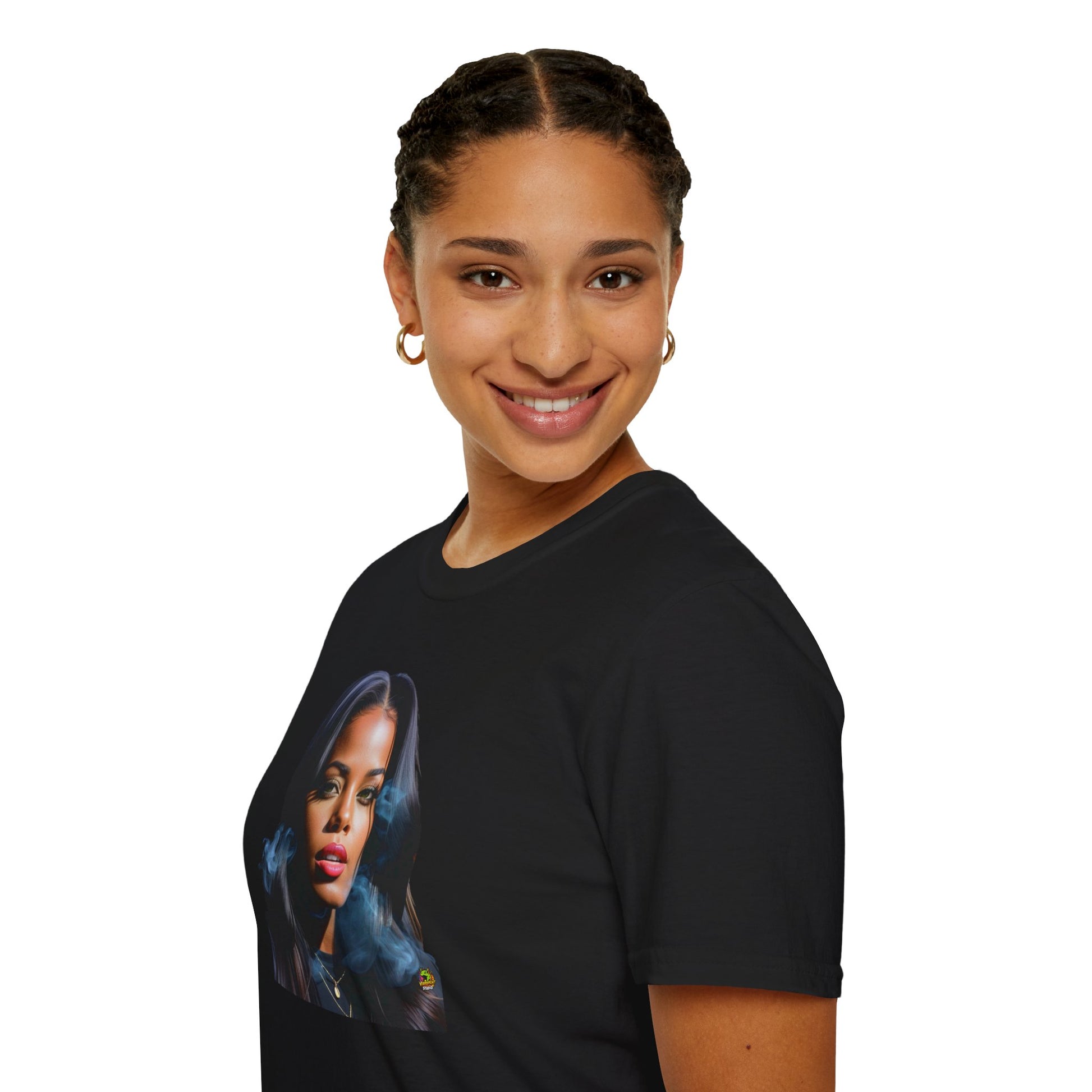 the - Aaliyah shirt | A Tribute to the Queen of Urban Pop | Honoring the Legacy of Aaliyah Dana Haughton - custom-made. limited stock. Order yours now and stand out with this exclusive piece!