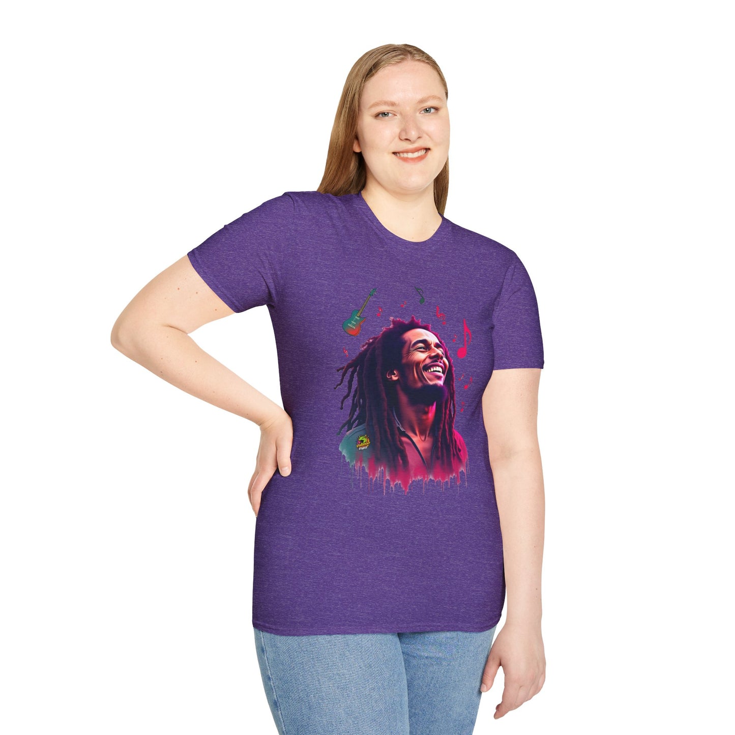 Marley - Bob Marley T-Shirt - Vibrant Rasta Revolution - premium material. perfect gift idea. Order yours now and stand out with this exclusive piece!