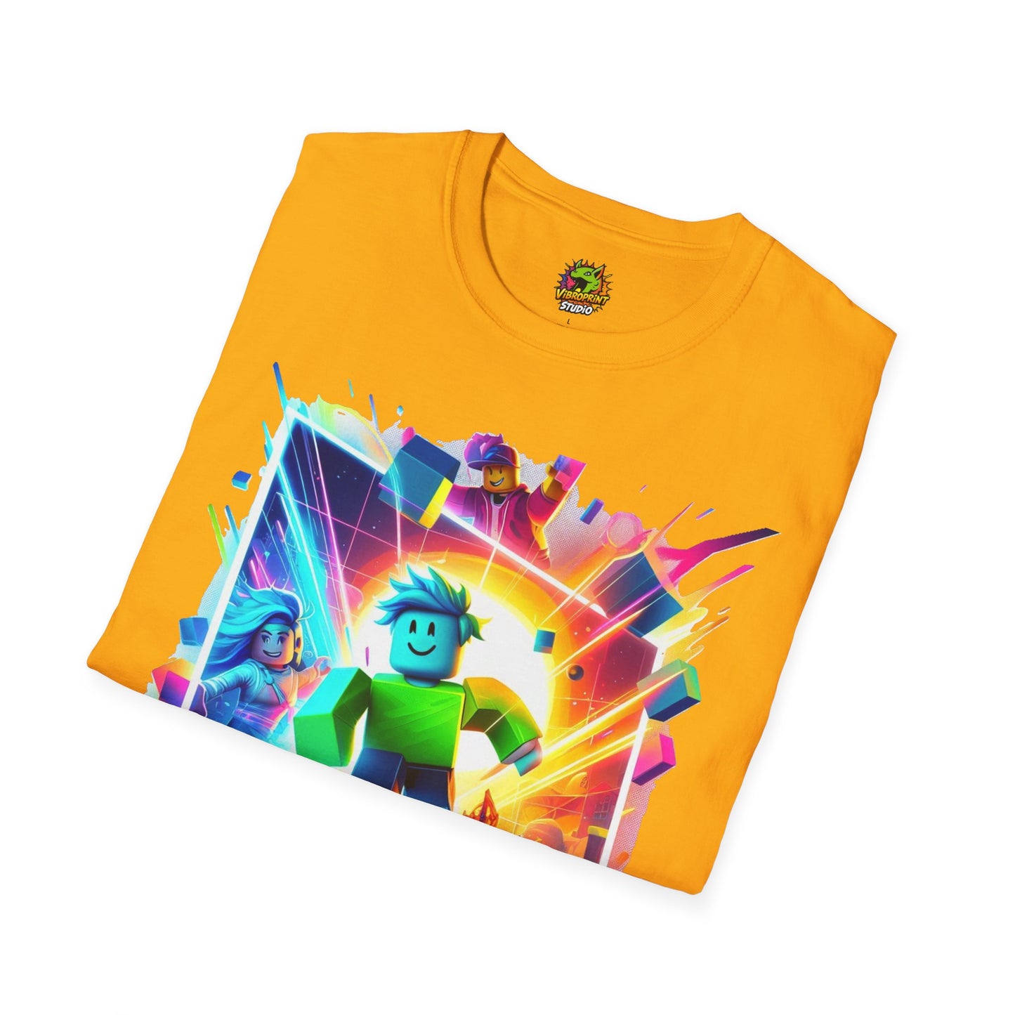 Roblox Avatar T-Shirt for Kids | Unique Roblox Graphic Tee | Roblox Gaming Merch | Cool Gift for Roblox Fans