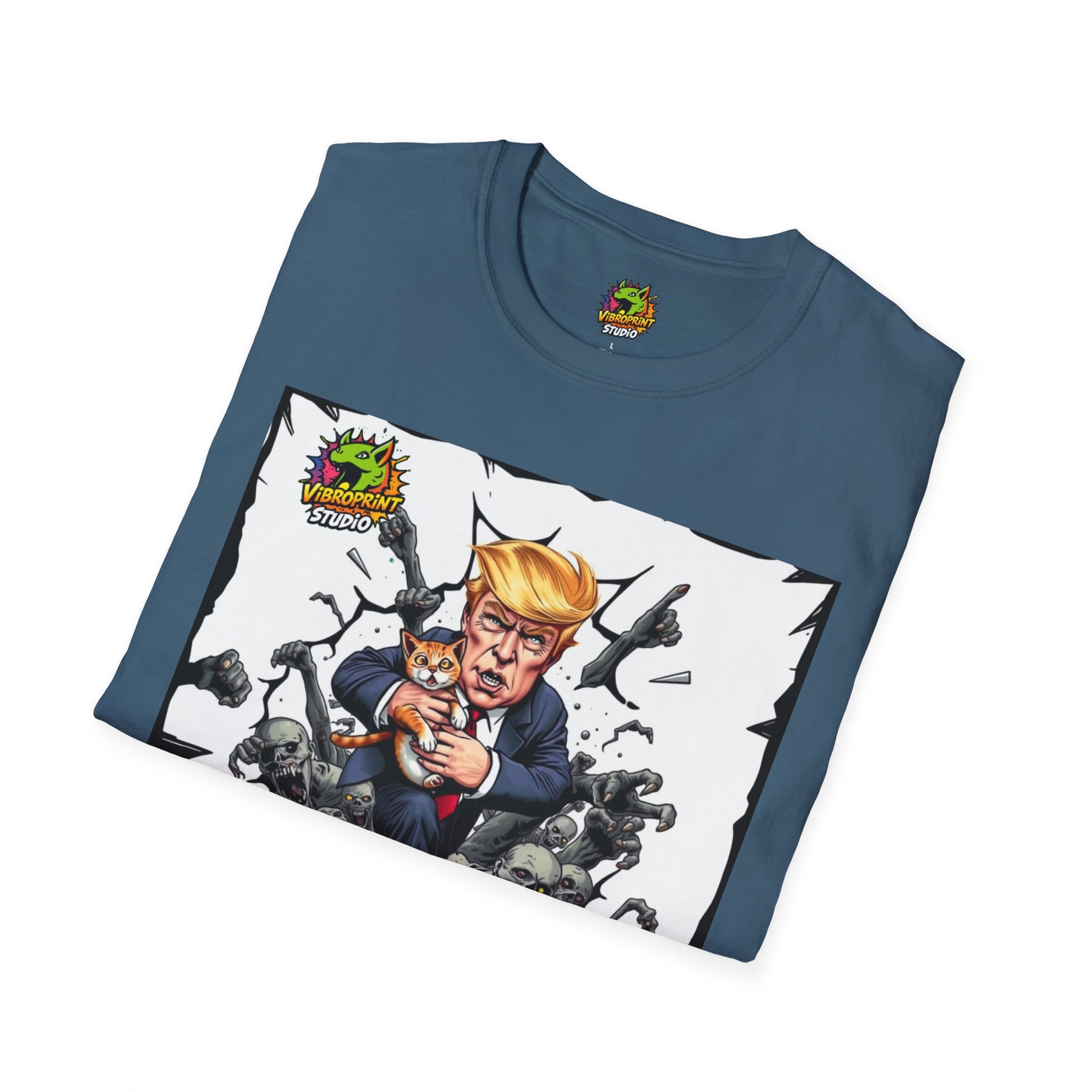 Eating - They're Eating the Dogs Tee | Trump Election Satire T-Shirt | Funny Meme Graphic Tee - premium material. limited stock. Order yours now and stand out with this exclusive piece!