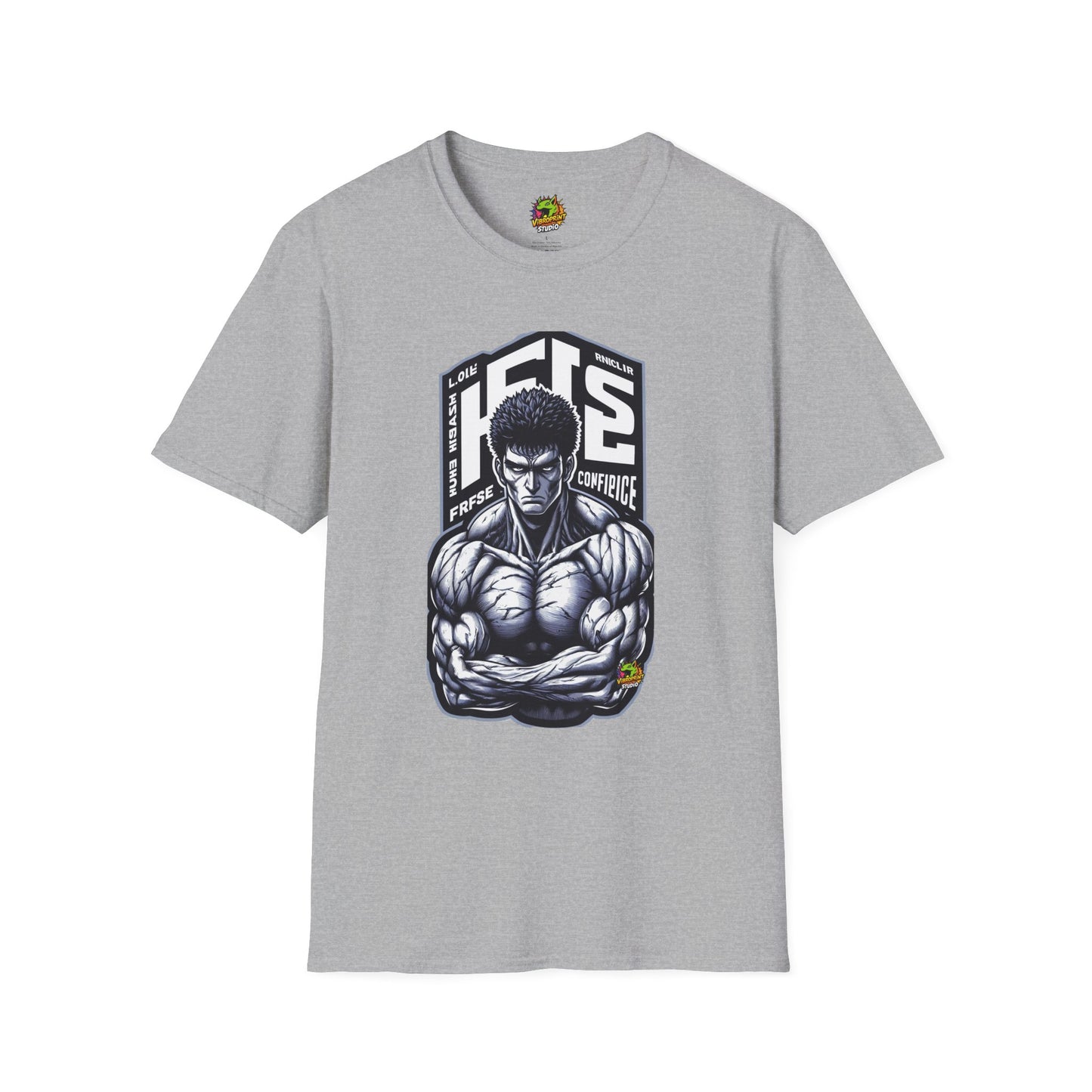 UFC - UFC T Shirt | Unleash Fierce Confidence | UFC Tee with Baki Anime Influence for Gym Enthusiasts - premium material. perfect gift idea. Order yours now and stand out with this exclusive piece!