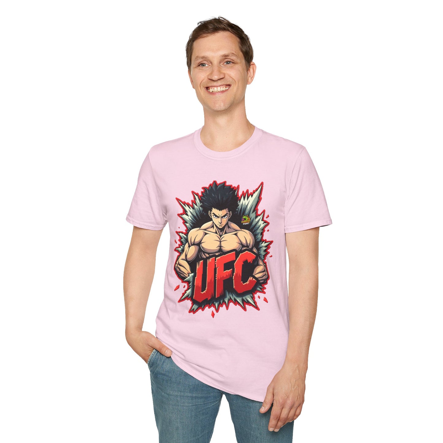 UFC T Shirt | Unleash Fierce Confidence | UFC Tee with Baki Anime Inspiration for Gym