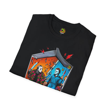 Picnic - Michael Myers Shirt | Jason Voorhees Funny Picnic Halloween Tee - premium material. limited stock. Order yours now and stand out with this exclusive piece!