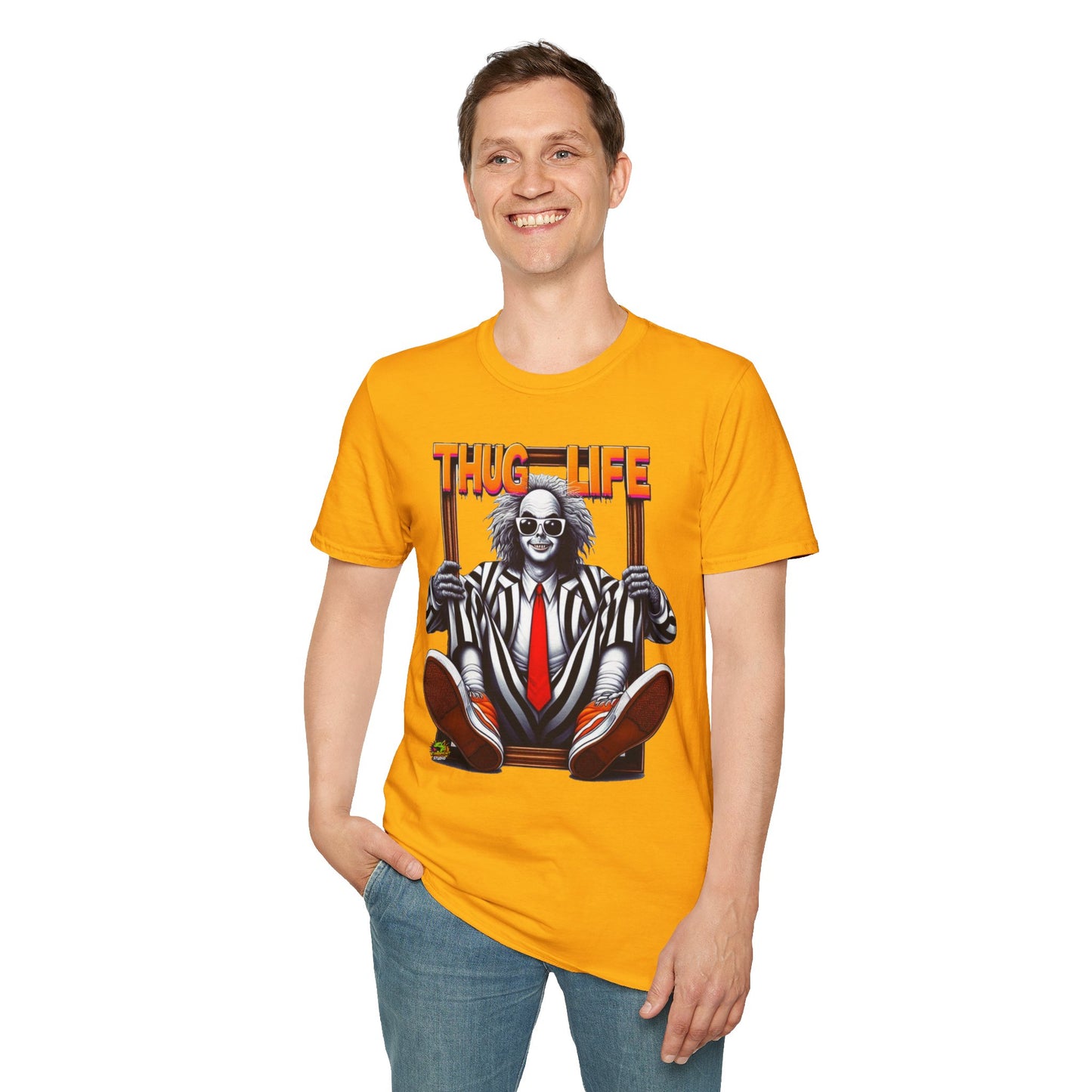 high-quality - Beetlejuice Shirt | Thug Life Inspired T-Shirt | Classic Halloween Beetlejuice Tee - premium material. perfect gift idea. Order yours now and stand out with this exclusive piece!