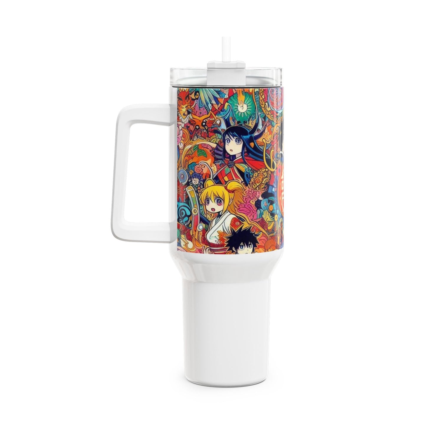 Tumbler - Stanley Tumbler | Colorful Anime Tumbler for Gamers and Cartoon Fans | Geek Drinkware - premium material. limited stock. Order yours now and stand out with this exclusive piece!