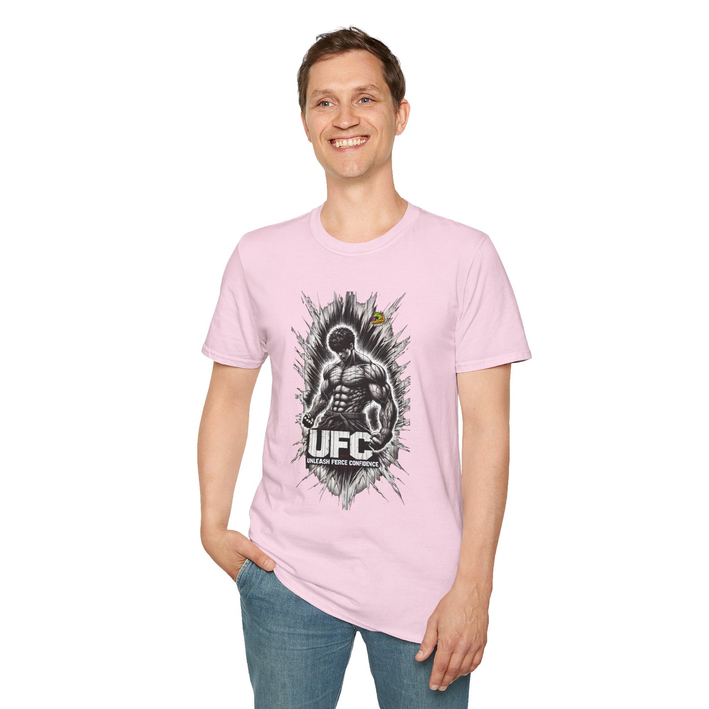 UFC T Shirt | Unleash Fierce Confidence | Motivational UFC Tee with Baki Anime T Shirt