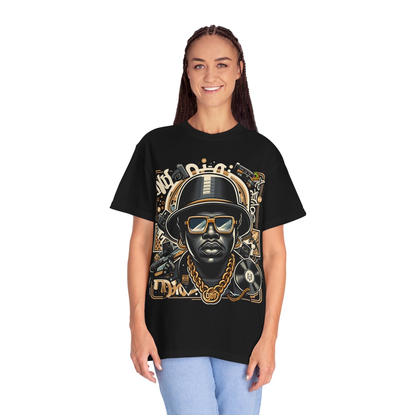 Rapper - Exaggerated Hip-Hop Icon Rapper Merch | Caricature Style T-Shirt - custom-made. limited stock. Order yours now and stand out with this exclusive piece!