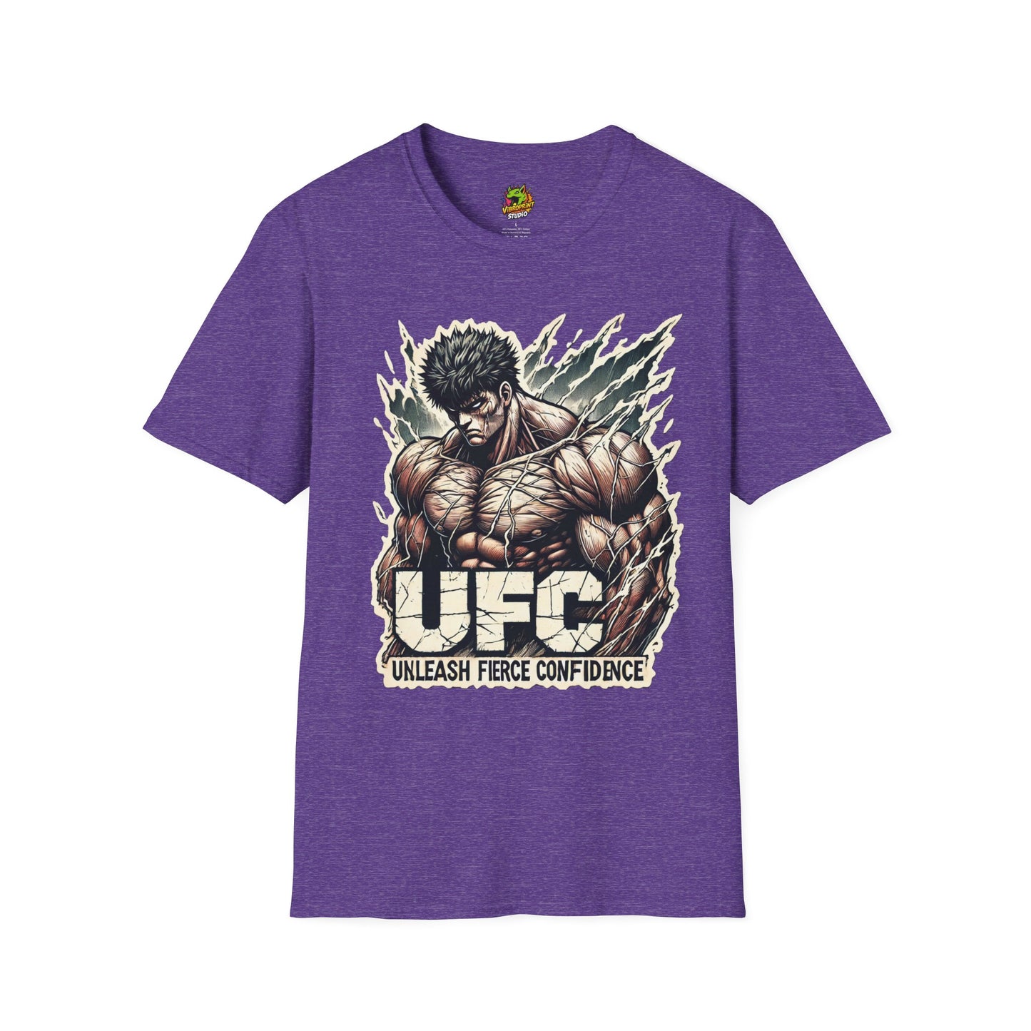 Anime - UFC T Shirt | Unleash Fierce Confidence | Motivational UFC Tee with Baki Anime Influence - custom-made. limited stock. Order yours now and stand out with this exclusive piece!