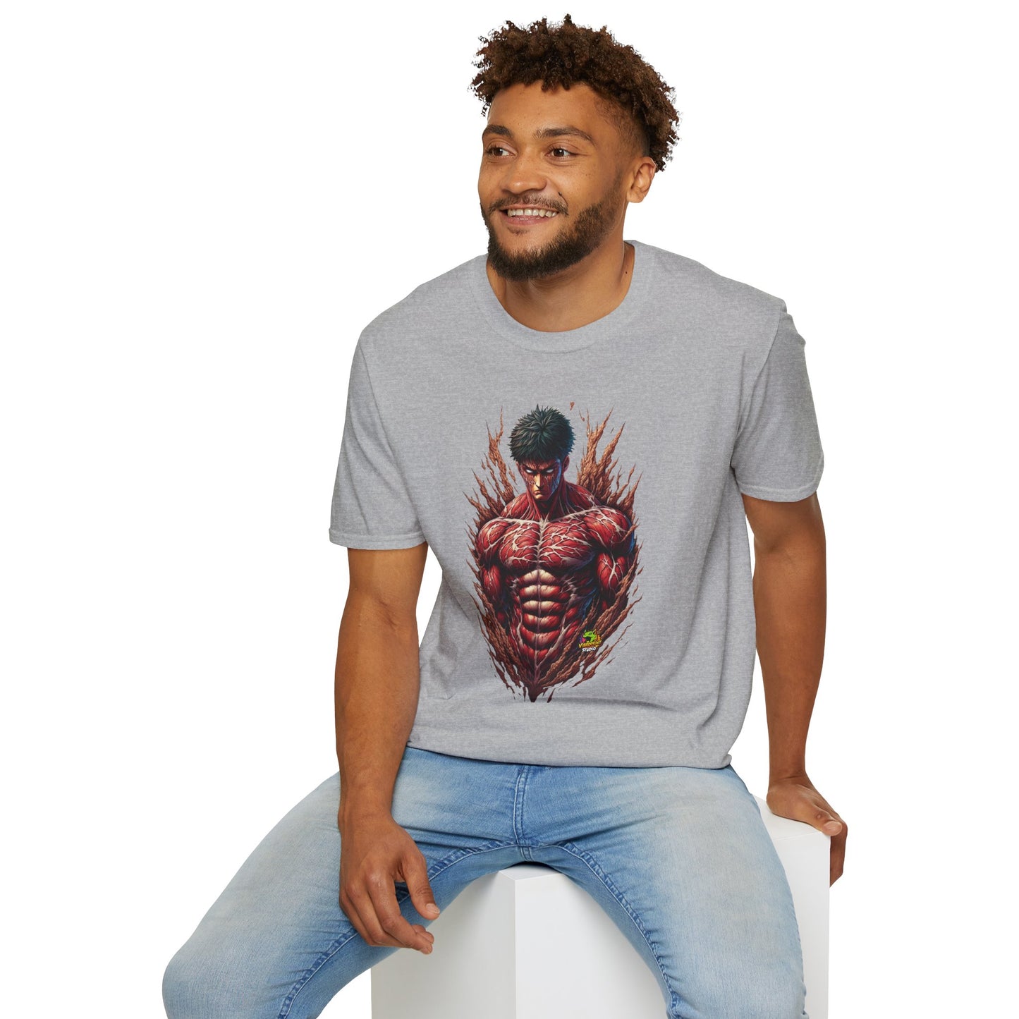 | - UFC T Shirt | Unleash Fierce Confidence | Motivational UFC Tee with Baki Anime Power for Athletes - premium material. perfect gift idea. Order yours now and stand out with this exclusive piece!