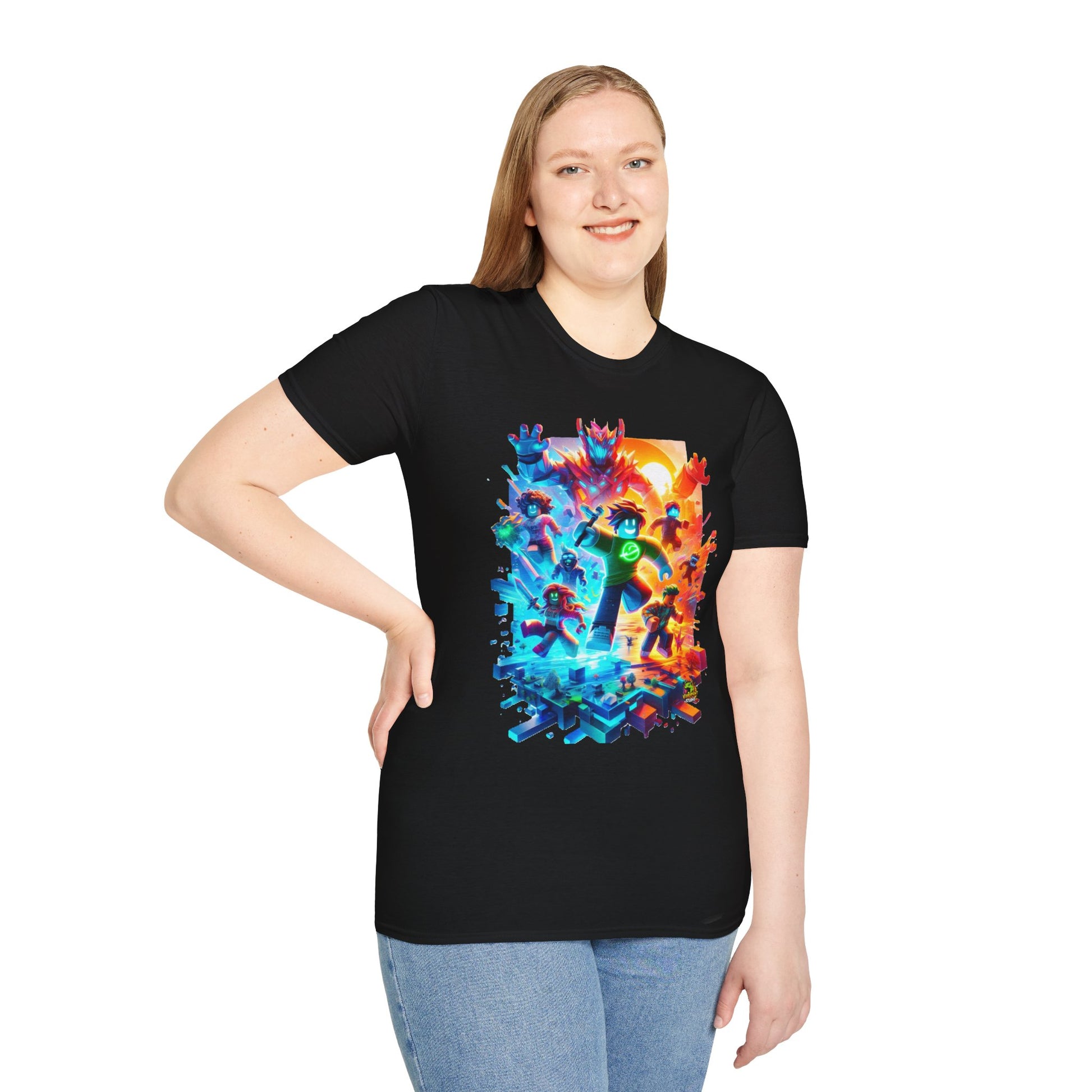 | - Cool Roblox Kids T-Shirt | Roblox Gamer Tee for Boys & Girls | Roblox Graphic Clothing | Fun Gift for Roblox Fans - premium material. perfect gift idea. Order yours now and stand out with this exclusive piece!