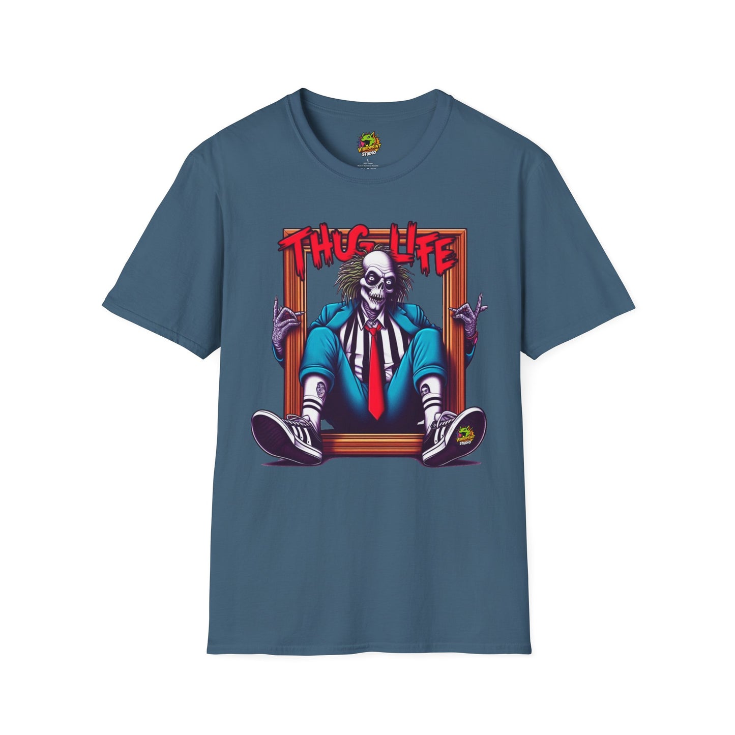 | - Beetlejuice Shirt | Thug Life Inspired Tee | Halloween Graphic T-Shirt | Spooky Beetlejuice Style - premium material. perfect gift idea. Order yours now and stand out with this exclusive piece!