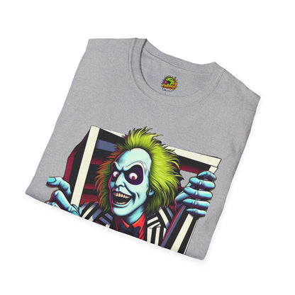 high-quality - Beetlejuice Shirt | Retro Halloween Graphic Tee | Classic Beetlejuice Movie Style | Funny and Spooky T-Shirt for Adults - premium material. perfect gift idea. Order yours now and stand out with this exclusive piece!