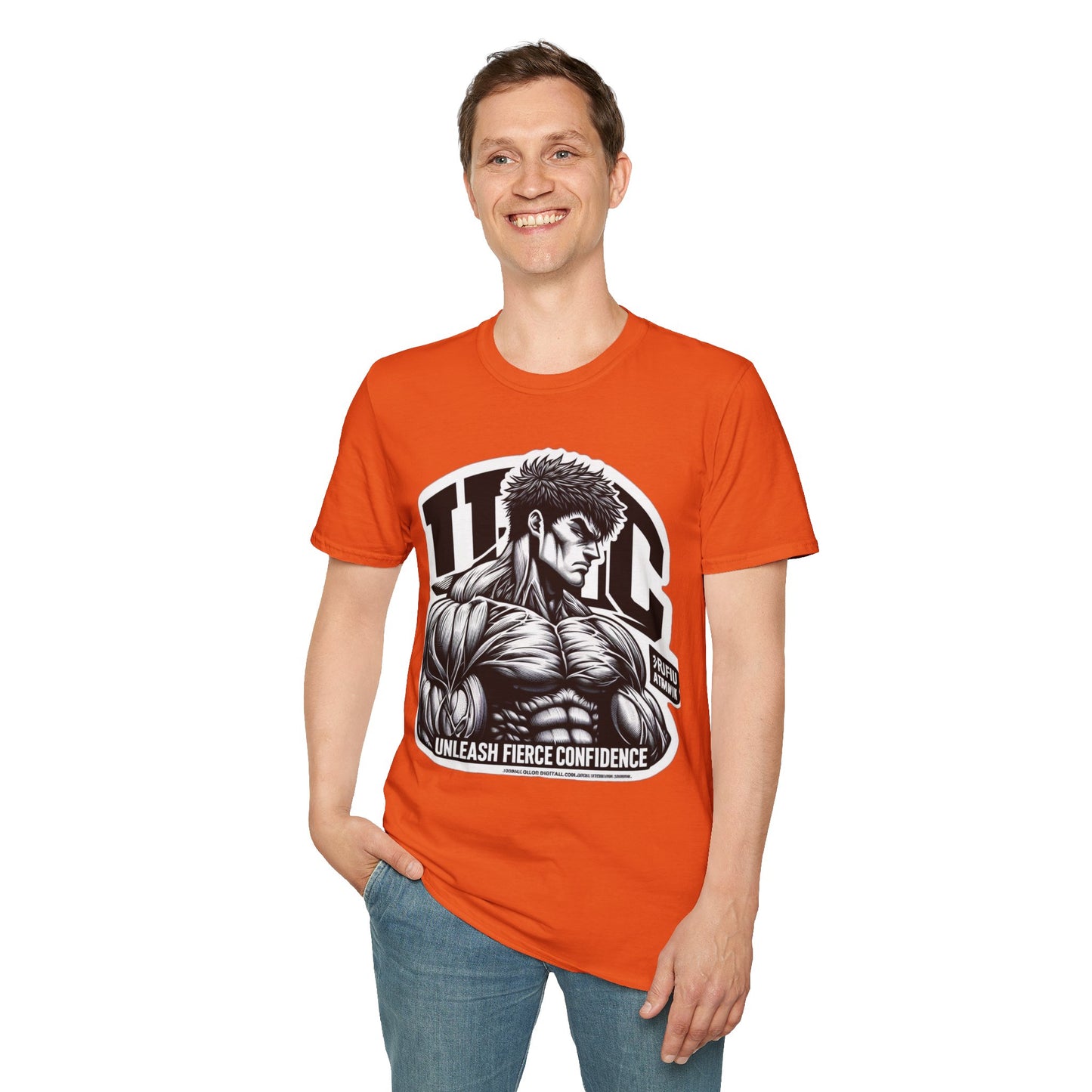 UFC T Shirt | Unleash Fierce Confidence | UFC Tee with Baki Anime T Shirt Inspiration