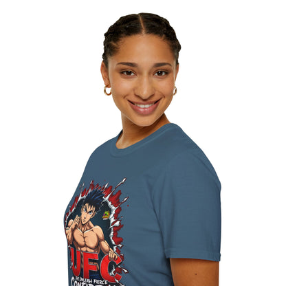 UFC T Shirt | Unleash Fierce Confidence | UFC Tee Inspired by Baki Anime for Fitness Enthusiasts