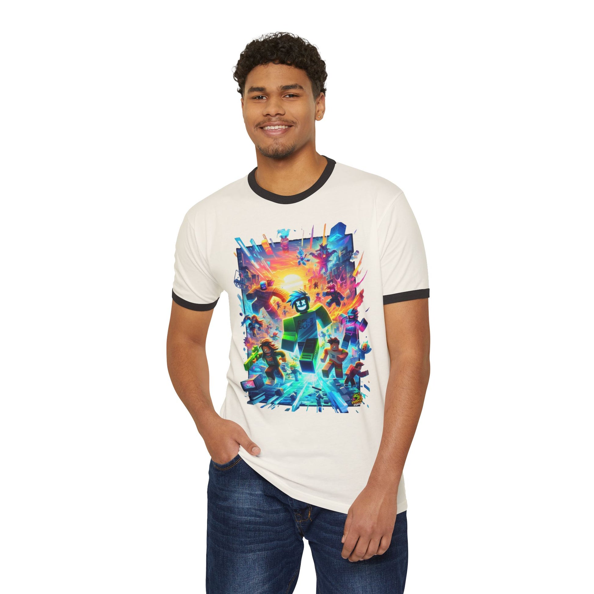 Roblox T Shirt for Gamers | Roblox Adventure Tee | Roblox T Shirt for All Ages - High Quality Image