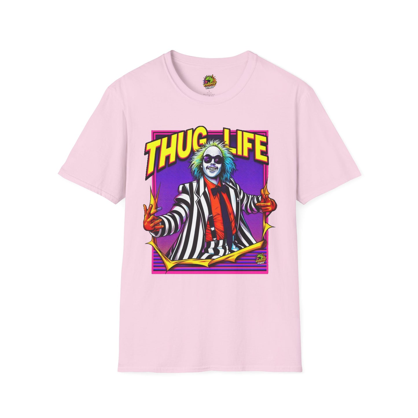 | - Beetlejuice Shirt | Thug Life Halloween T-Shirt | Creepy Beetlejuice Graphic Tee - custom-made. perfect gift idea. Order yours now and stand out with this exclusive piece!