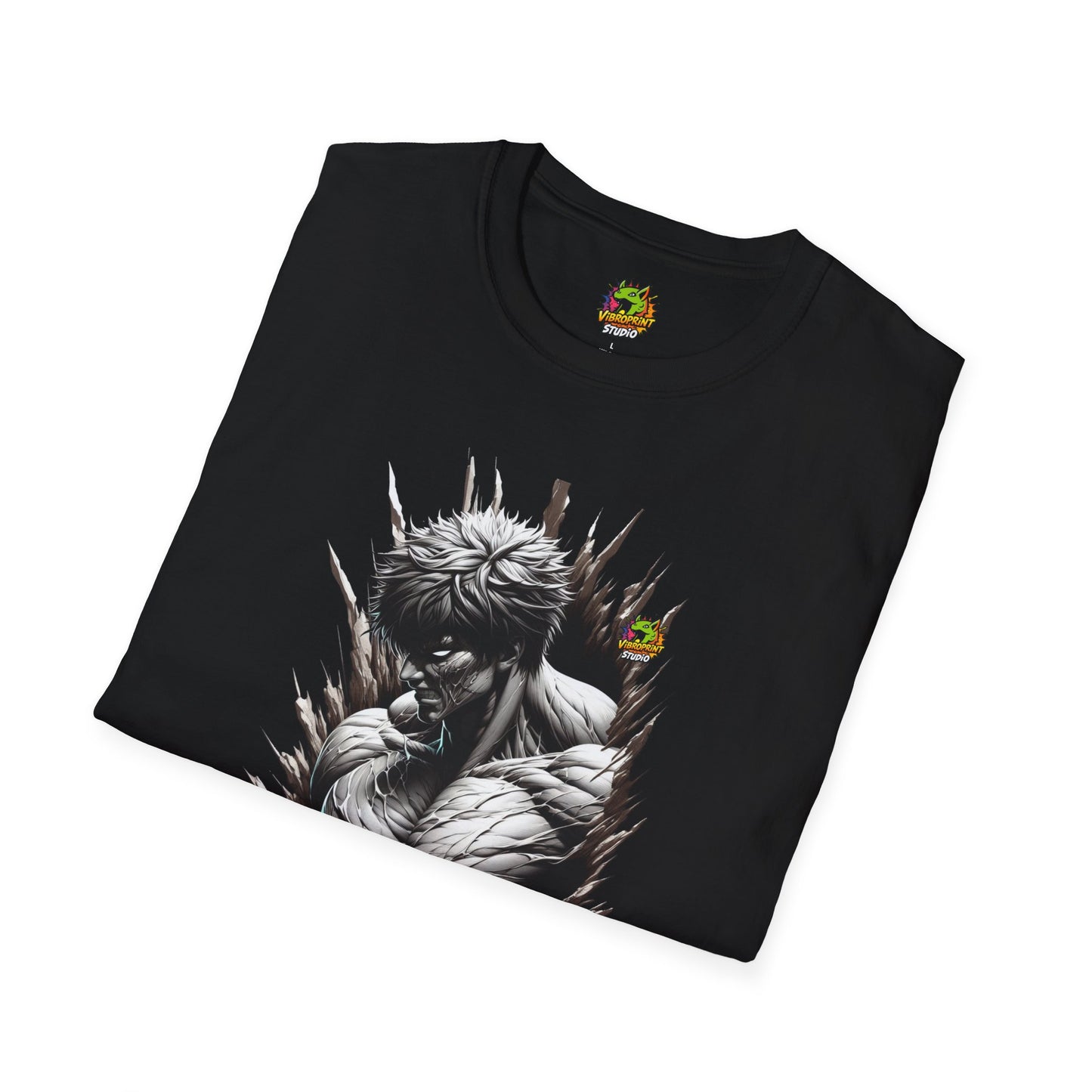 Motivational - UFC T Shirt | Unleash Fierce Confidence | Motivational UFC Tee with Baki Anime Strength for Athletes - premium material. limited stock. Order yours now and stand out with this exclusive piece!