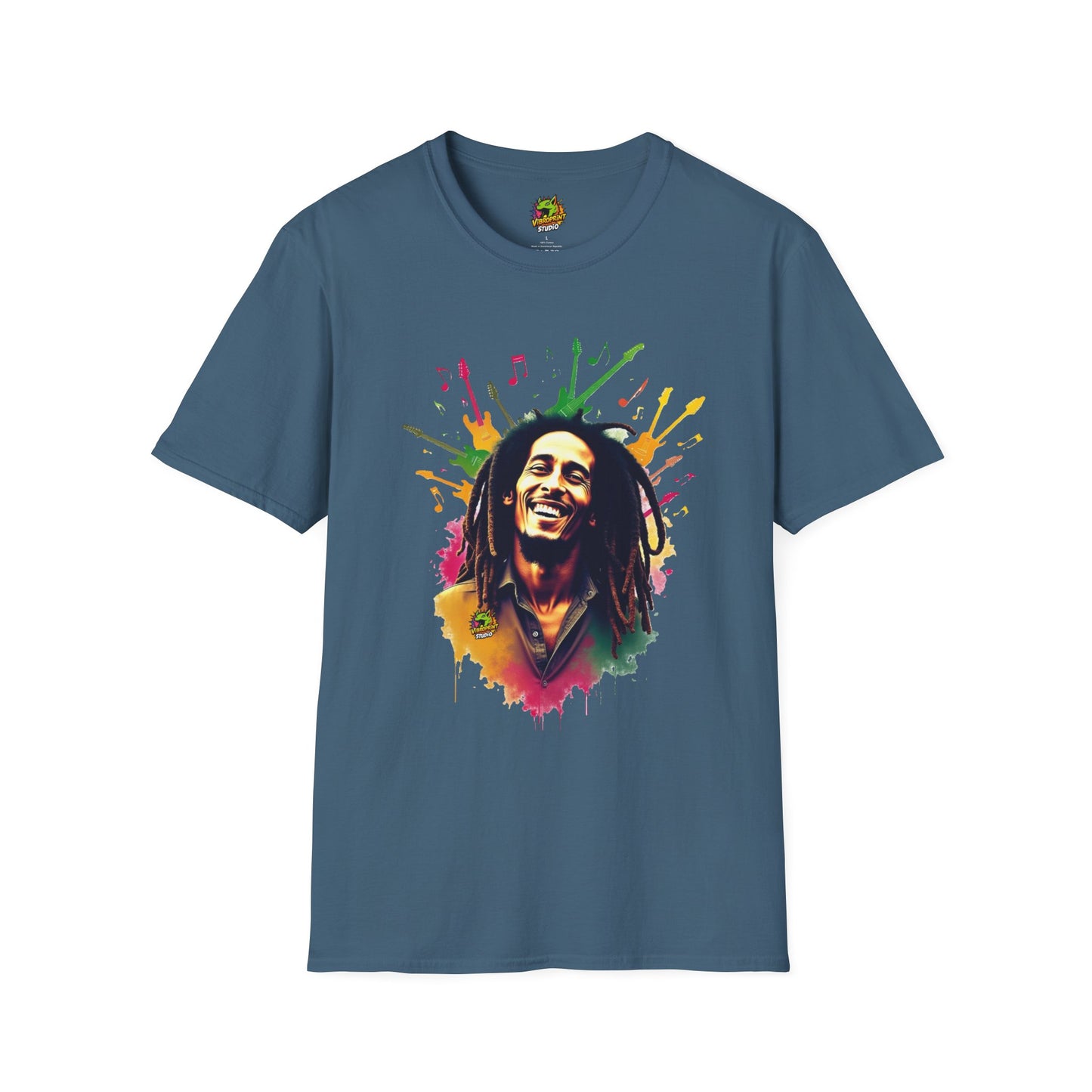 - - Bob Marley T-Shirt - Vibrant Rasta Energy - custom-made. limited stock. Order yours now and stand out with this exclusive piece!