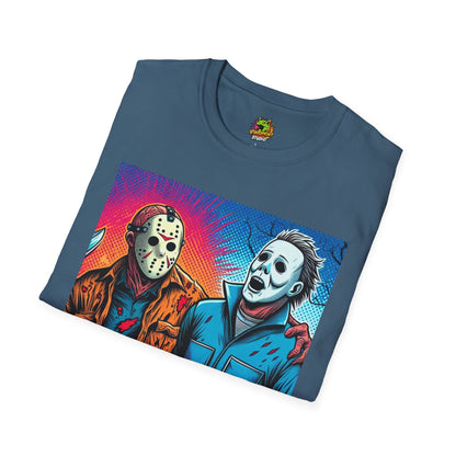 Jason Voorhees & Michael Myers Shirt | Funny Vintage Halloween Tee