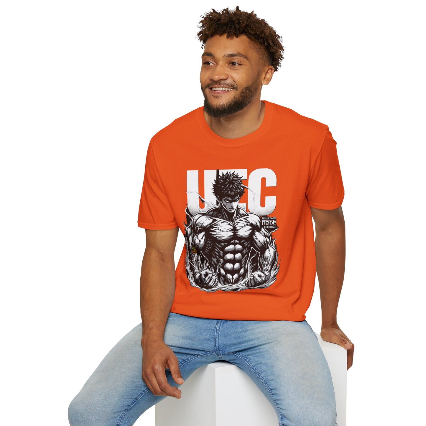 UFC T Shirt | Unleash Fierce Confidence | UFC Tee for Fitness and Baki Anime Fans