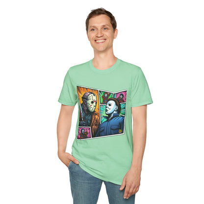 Jason Voorhees & Michael Myers Shirt | Funny Vintage Halloween Tee