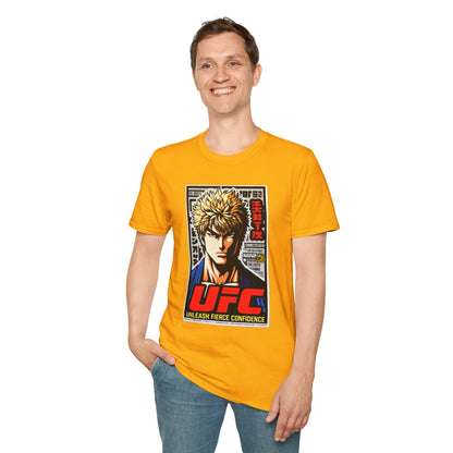 vintage horror shirt - UFC T Shirt | Unleash Fierce Confidence | UFC Tee for Gym Inspired by Baki - trending style. perfect Halloween gift for fans of horror culture. Order yours now and stand out with this exclusive piece!