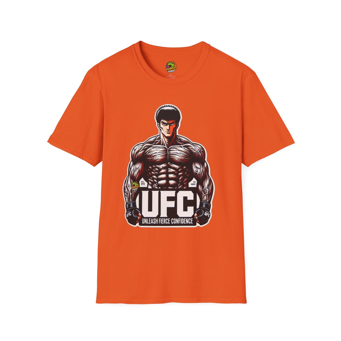 UFC - UFC T Shirt | Unleash Fierce Confidence | UFC Tee with Baki Anime Inspiration for Athletes - premium material. perfect gift idea. Order yours now and stand out with this exclusive piece!