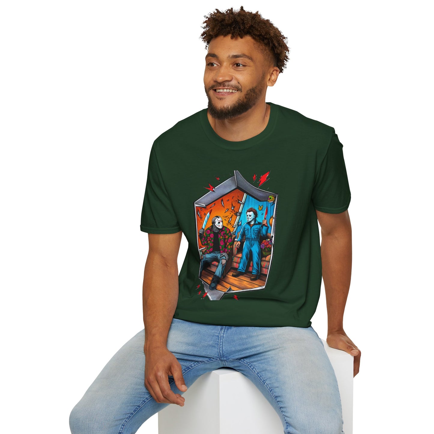 Michael Myers Shirt | Jason Voorhees Funny Picnic Halloween Tee