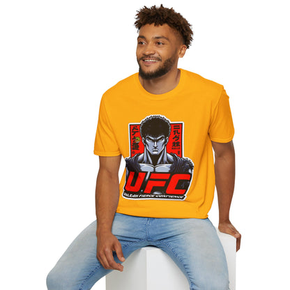 UFC T Shirt | Unleash Fierce Confidence | UFC Tee with Baki Anime Style