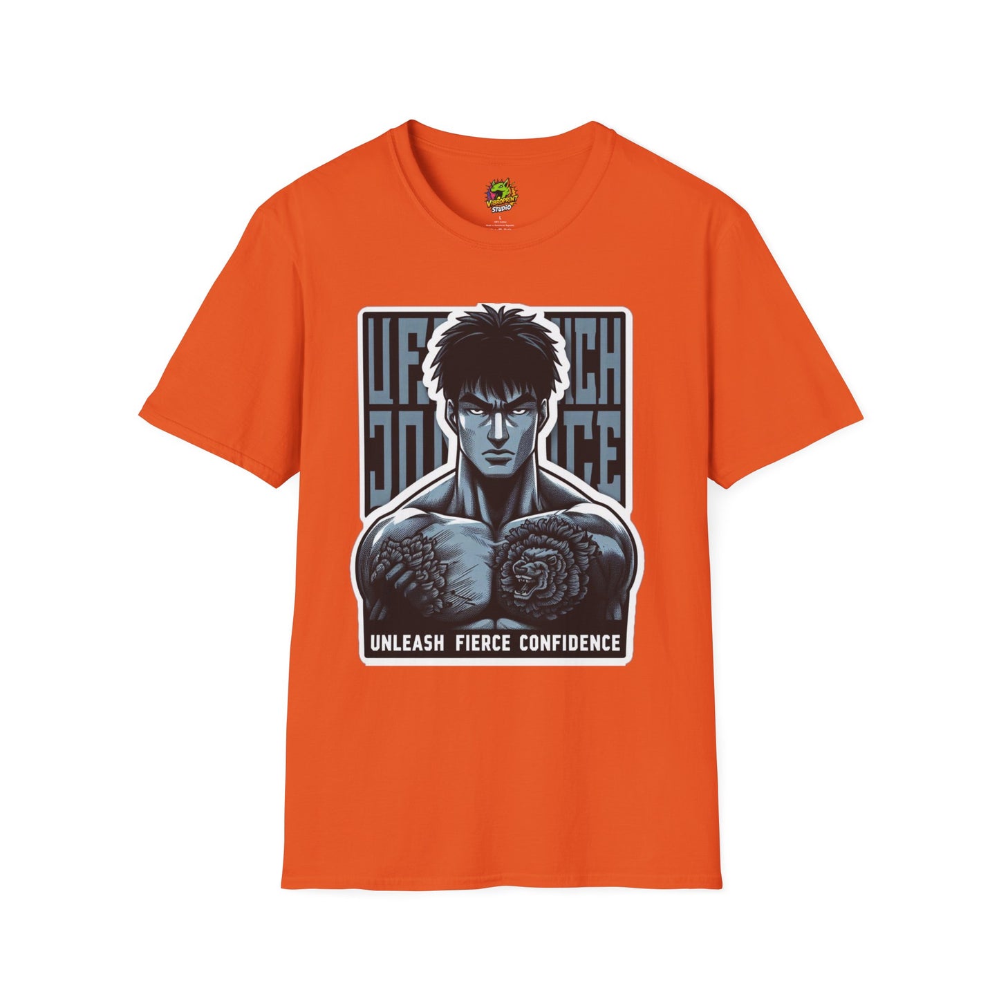 Anime - UFC T Shirt | Unleash Fierce Confidence | UFC Tee with Baki Anime T Shirt for motivation Inspiration - premium material. perfect gift idea. Order yours now and stand out with this exclusive piece!