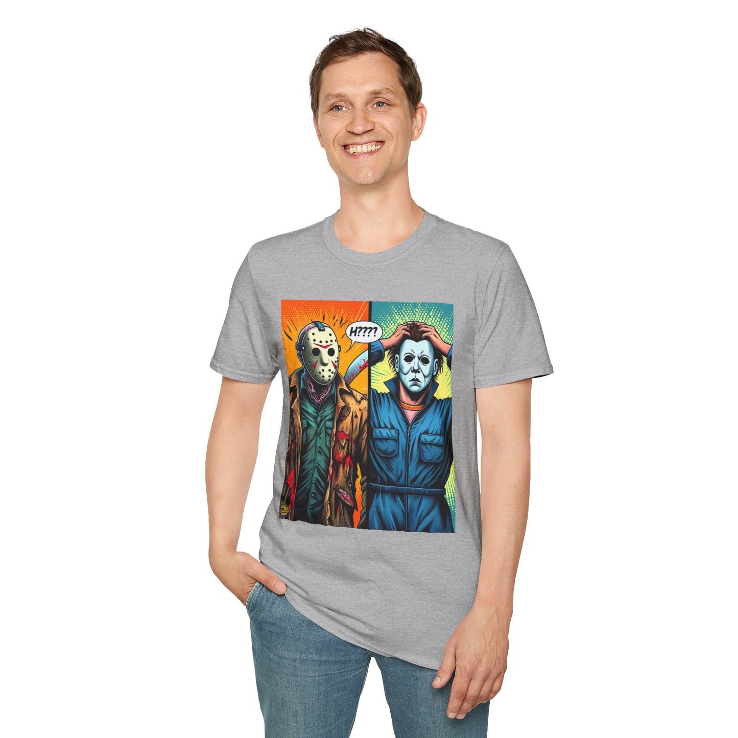 Myers - Jason Voorhees & Michael Myers Shirt | Funny Halloween Picnic Tee - custom-made. limited stock. Order yours now and stand out with this exclusive piece!